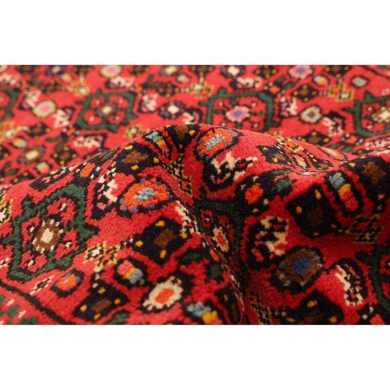 ECARPETGALLERY Hand-knotted Andelz Red Wool Rug - 2'5 x 9'2