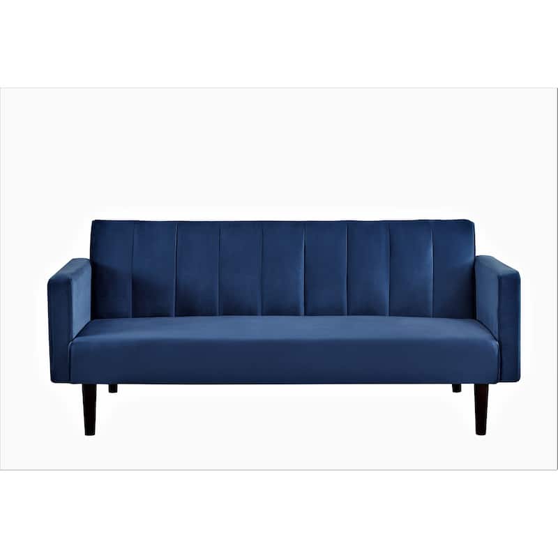 Container Furniture Srtip Convertible Velvet Sofa Bed