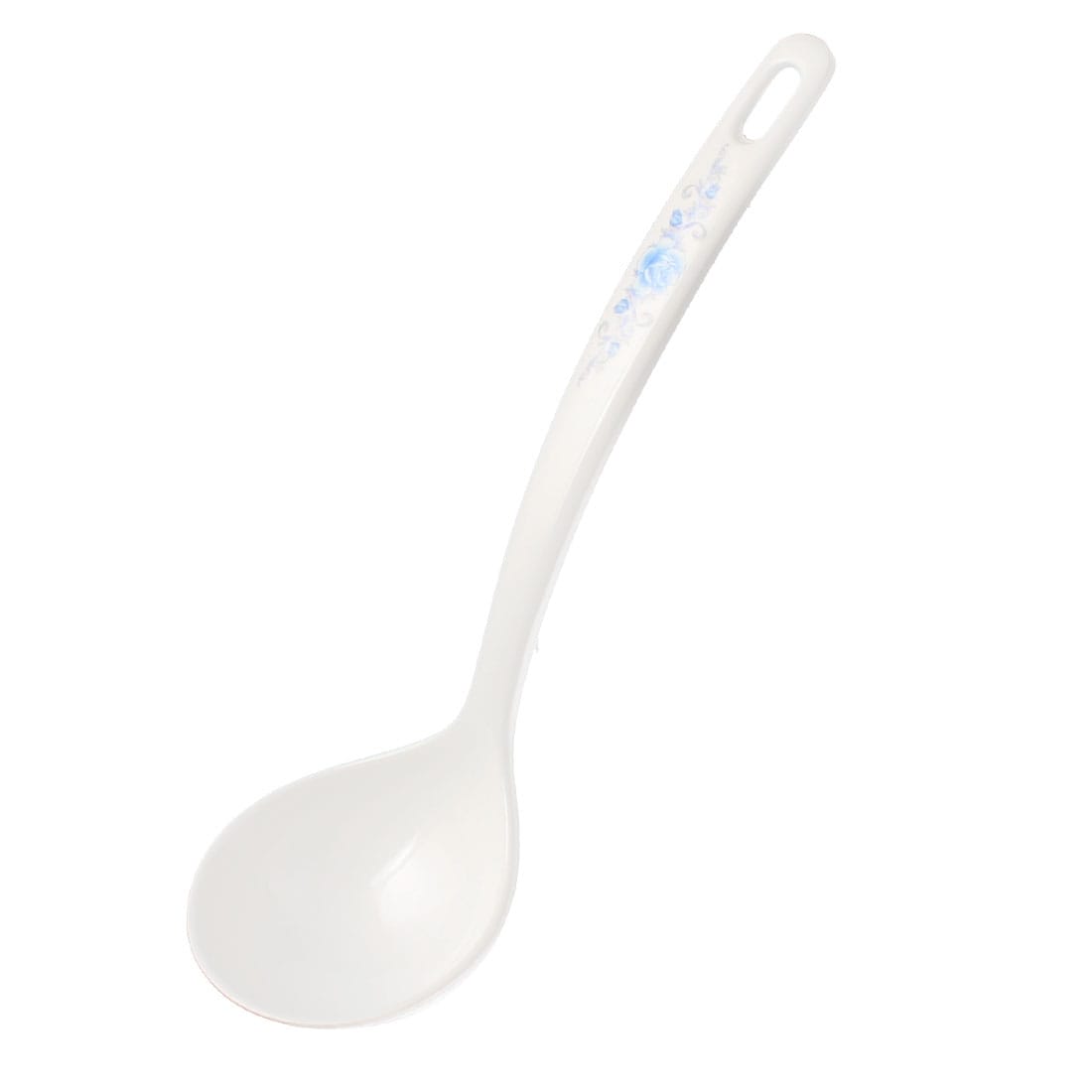 Shop Plastic Rose Pattern Cooking Soup Scoop Spoon Ladle Light