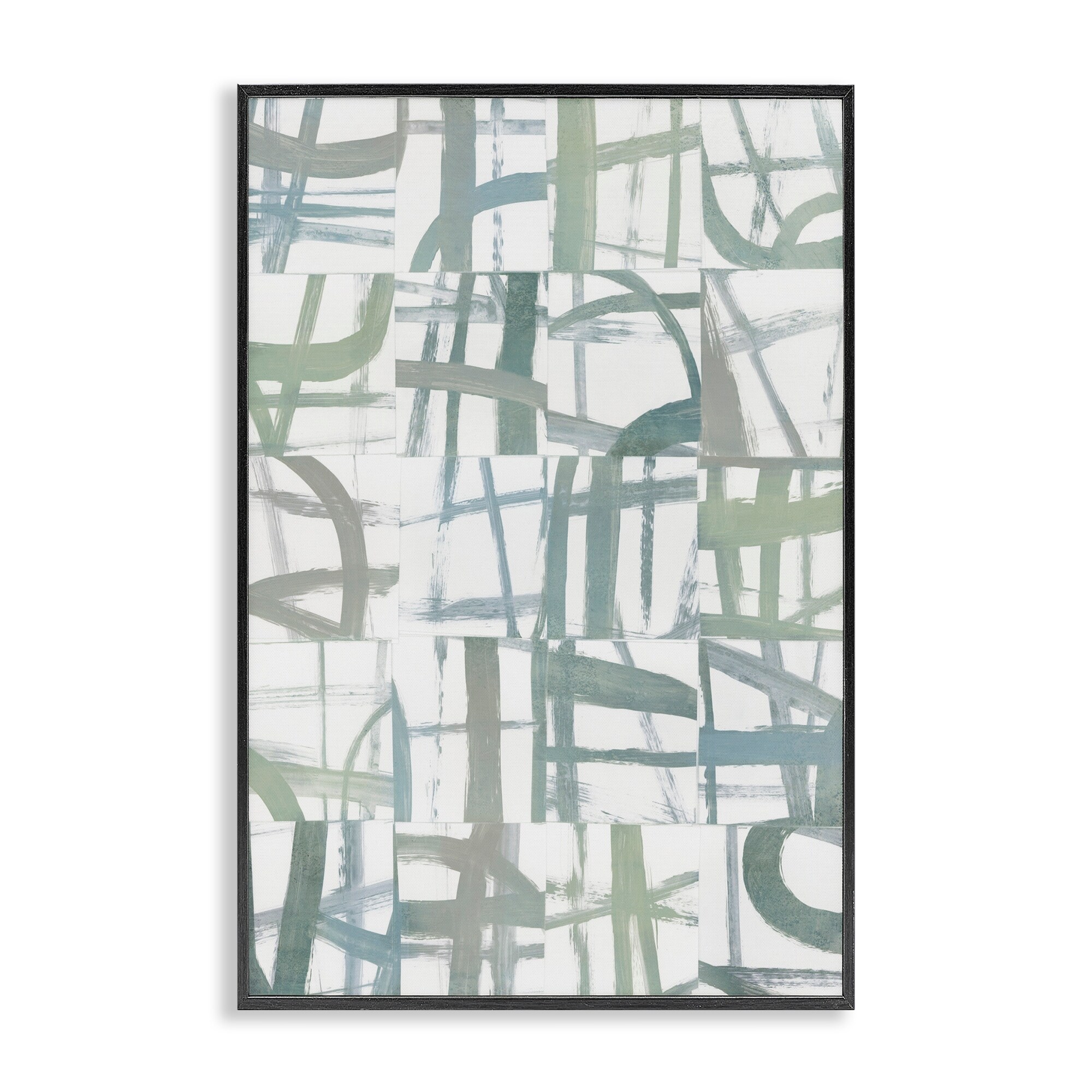 Stupell Contemporary Linear Harmony Framed Giclee Art Design By Hannah Dawson