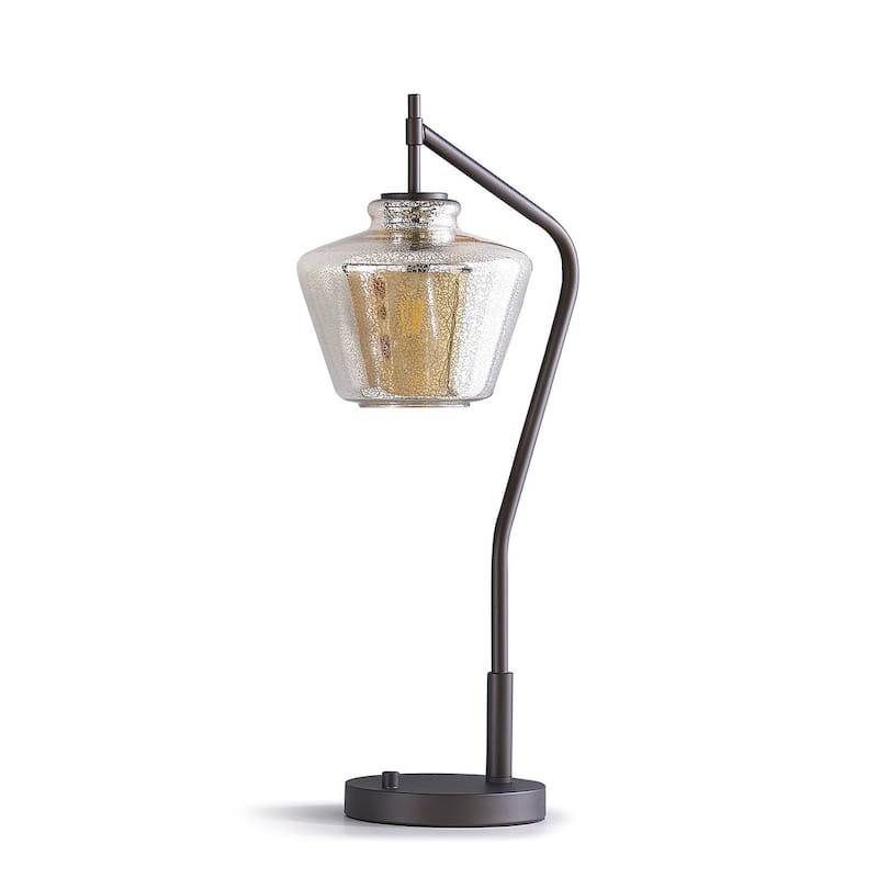 Cafe Glass Shade 26.5" H Table Lamp
