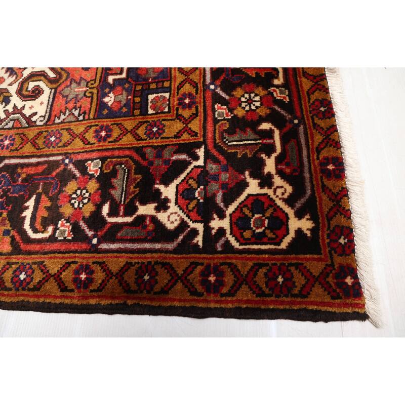 ECARPETGALLERY Hand-knotted Sarabi Red Wool Rug - 6'10 x 9'9