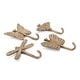 preview thumbnail 2 of 4, Dragonfly Antique Gold Wall Hook Set