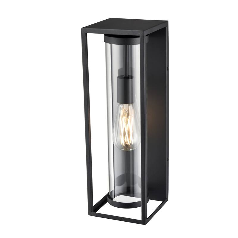 Millennium Lighting Caleb 1 Light Outdoor Wall Sconce in Textured Black