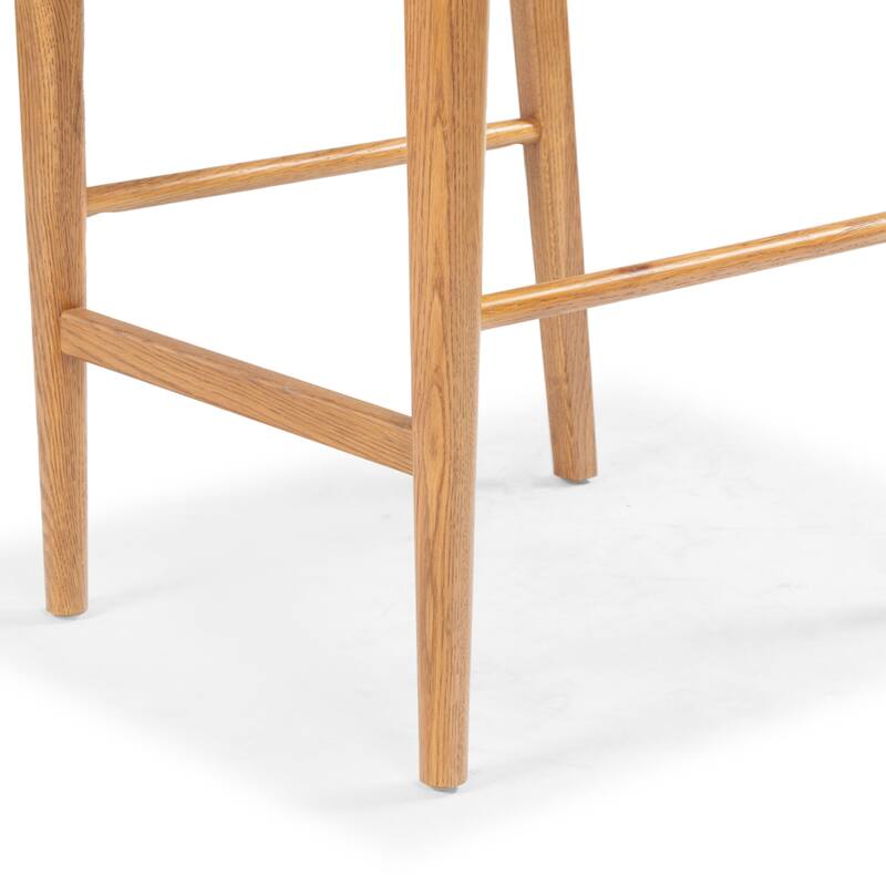 SAFAVIEH Couture Cody Rattan Counter Stool - 17"W x 20"D x 39"H