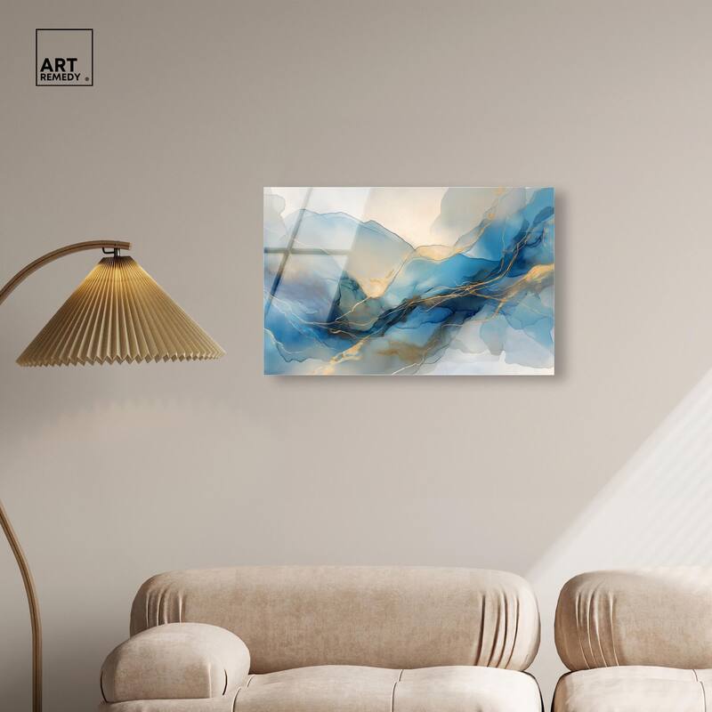 Postmodern Flow II Acrylic by Art Remedy, Ready to Hang