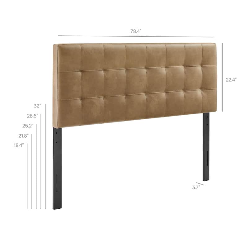 Lily Upholstered Vinyl Headboard