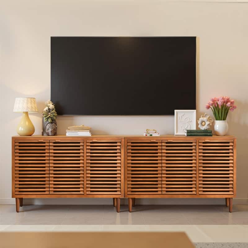 3-Door Storage Cabinet With Adjustable Shelves