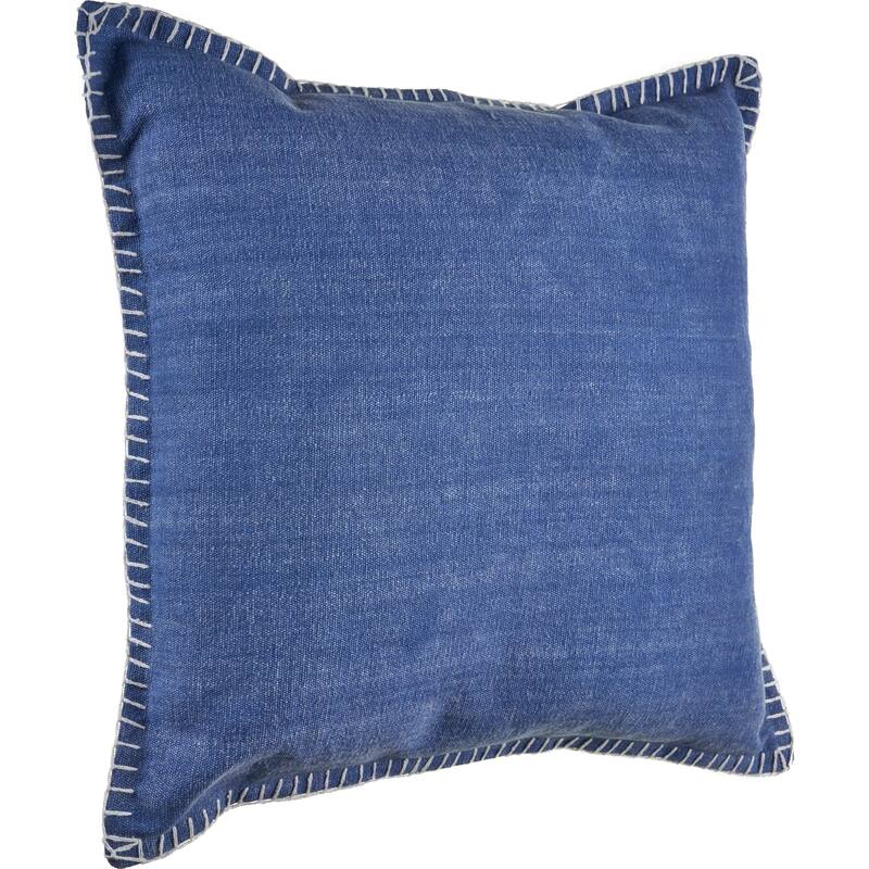 Guapo Set of 4 Contemporary Solid Cotton Throw Pillow Covers, 22" x 22", 4 PCS (Covers Only) by Sevita