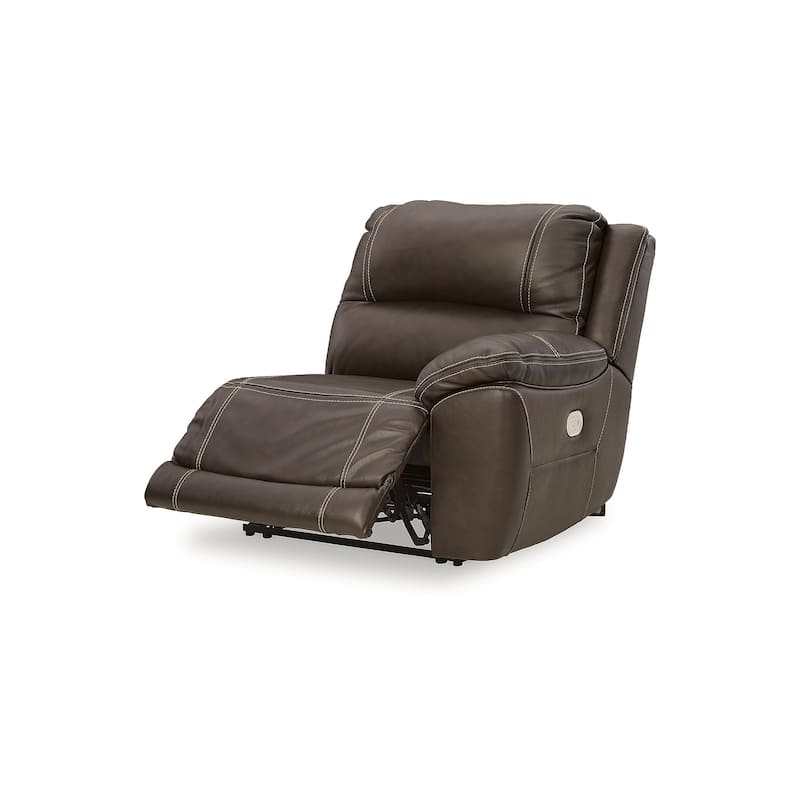 Signature Design by Ashley Dunleith Brown 5-Piece Power Reclining Sectional - 123"W x 123"D x 43"H