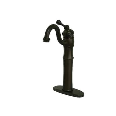 Kingston Brass Victorian Bathroom Faucet with Deck Plate and Metal