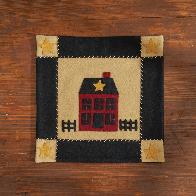 Park Designs Sturbridge Home Felt Accent Mat - 12" X 12"