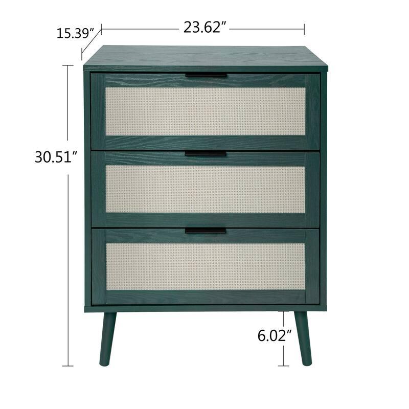 3 Drawer Cabinet, Suitable for bedroom, living room, study