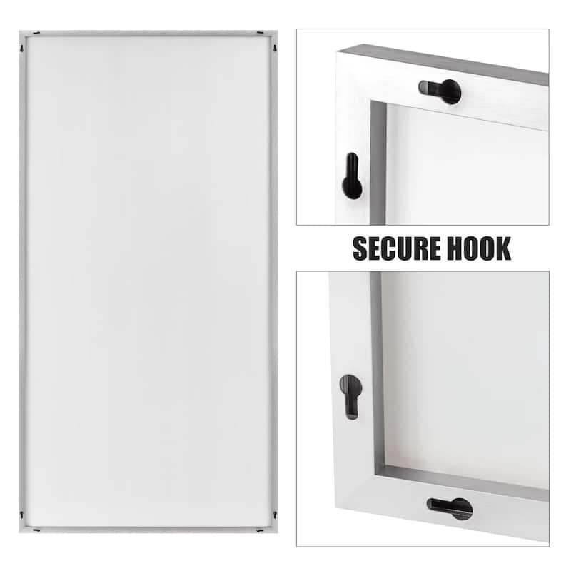Modern Aluminum Alloy Thin Framed Full Length Floor Mirror