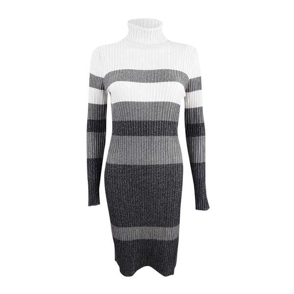 calvin klein turtleneck sweater dress