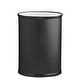 preview thumbnail 4 of 6, CONTEMPO 13qt Oval Wastebasket with Liner Black