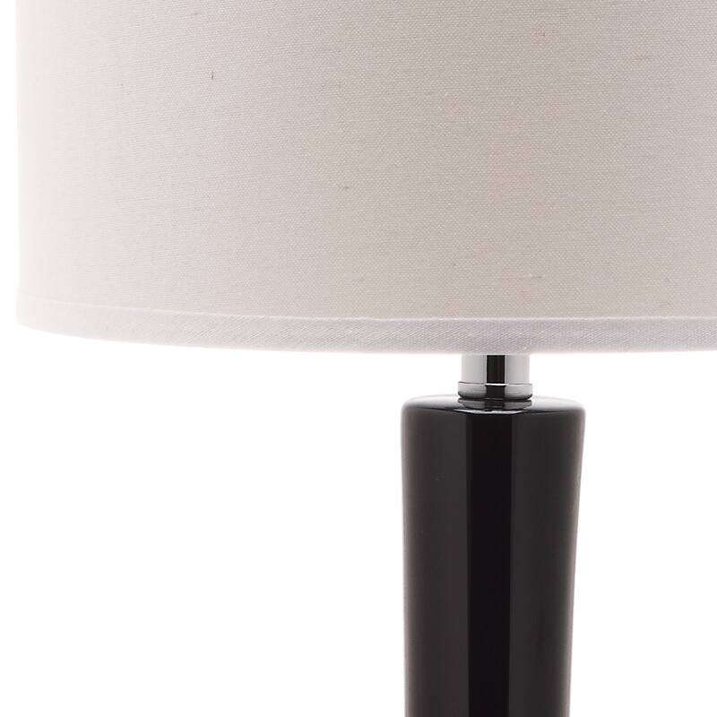 SAFAVIEH Lighting Brigid 31-inch Long Neck Ceramic White Table Lamp (Set of 2) - 14"x14"x30.5" - 14Wx14Dx31H