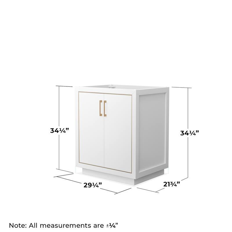 Wyndham Collection WCF1111-30S-CX-M24 Icon 30" Single Free Standing