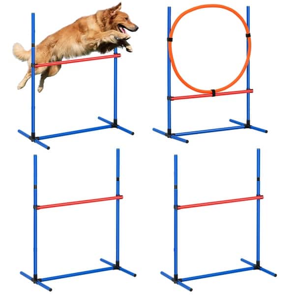 Dog Agility Course Backyard Set Dog Agility Training Equipment