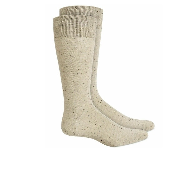Alfani Men S Speckled Socks Beige Size Regular Overstock 33620500