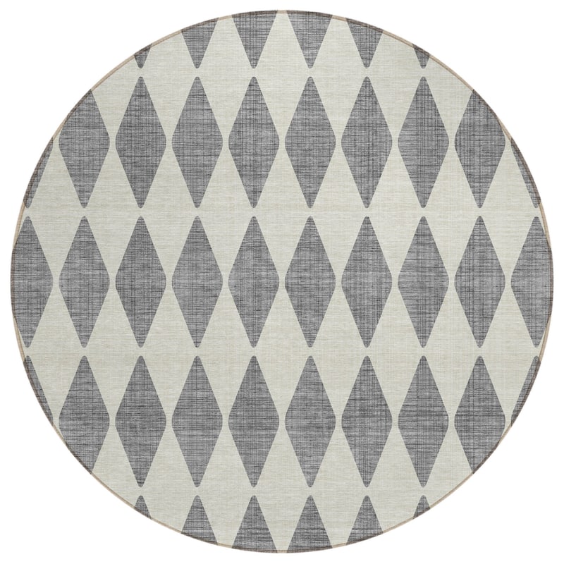 HomeRoots Geometric Transitional Rectangle Outdoor Rug