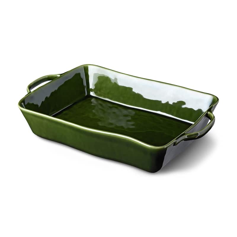 Certified Verde Large Rectangular Baker 16" x 10.25" x 3" - 16.00"W x 10.25"D x 3.00"H
