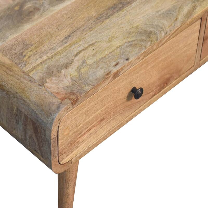 Artisan Furniture Oak ish Solid Wood Sonata Coffee Table