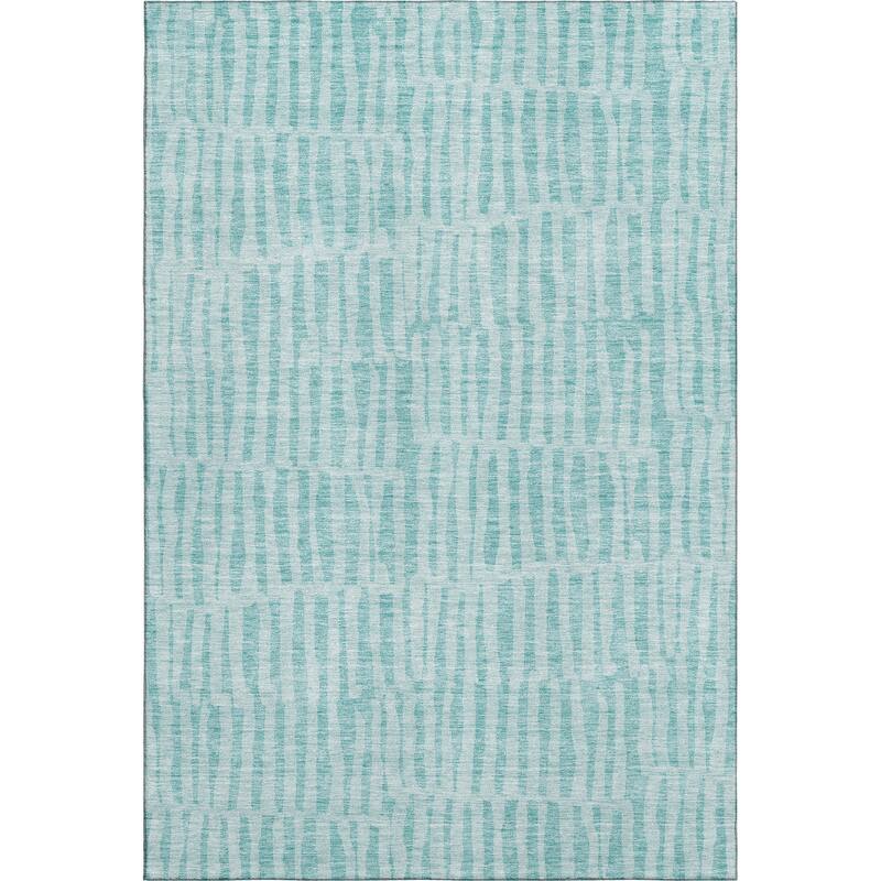 Premium Washable Super Soft Stripe Geo Mayfield Rug