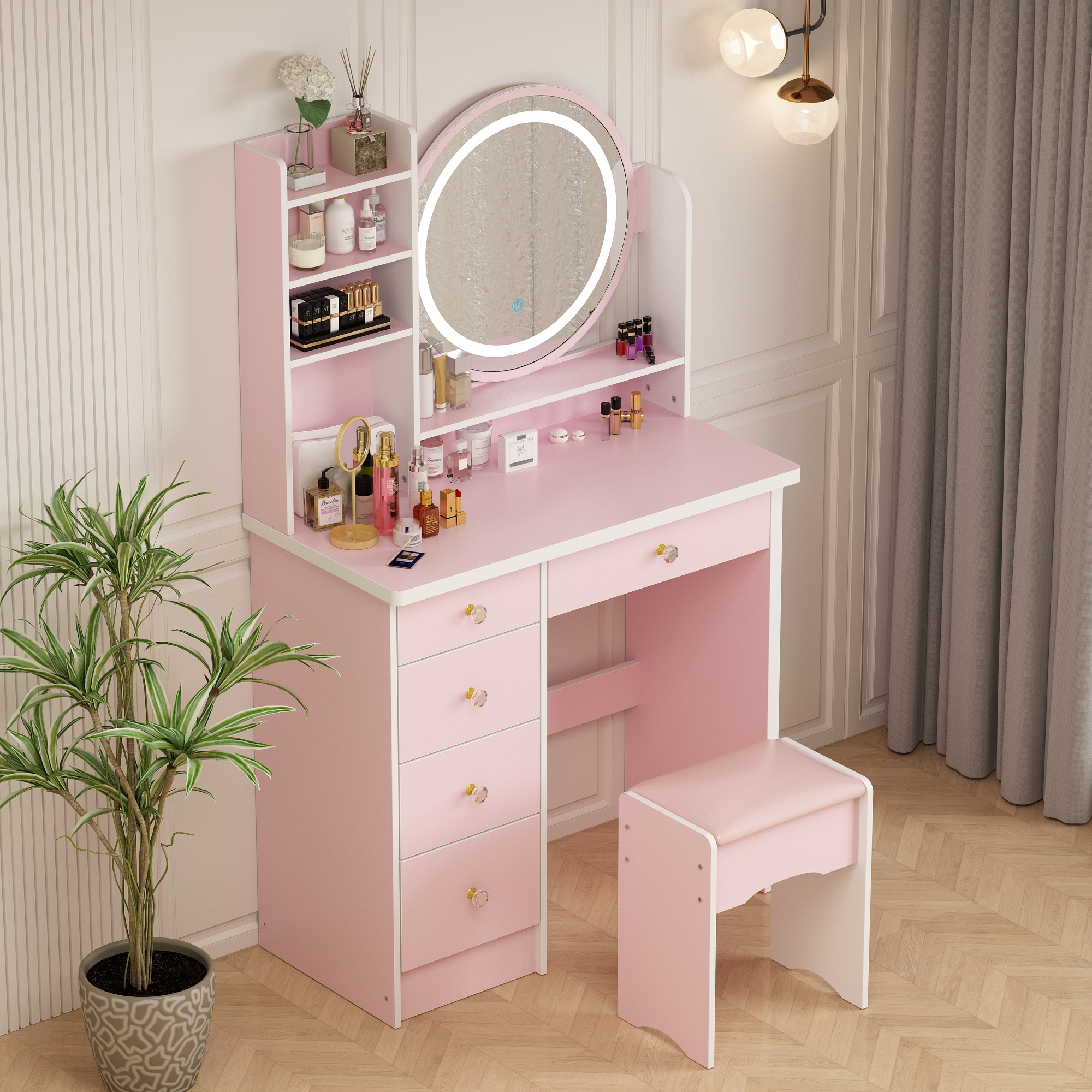 Makeup vanity mirror with hotsell lights for sale
