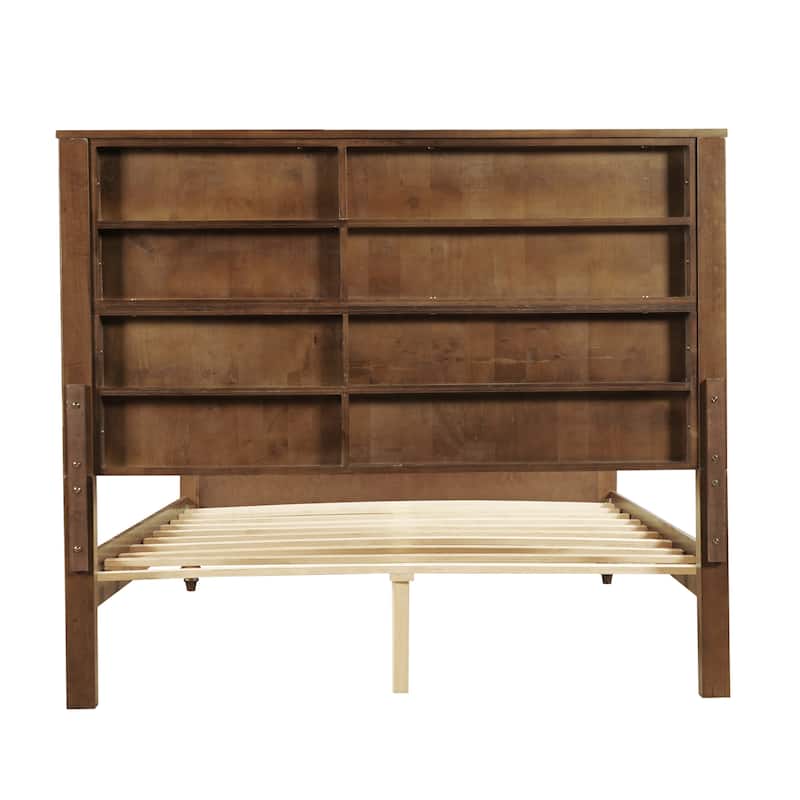 Christopher Knight Home - Silverton Modern 3-Piece Bedroom Set with Classic Grooved Panels Bed Frame & Matching Nightstands