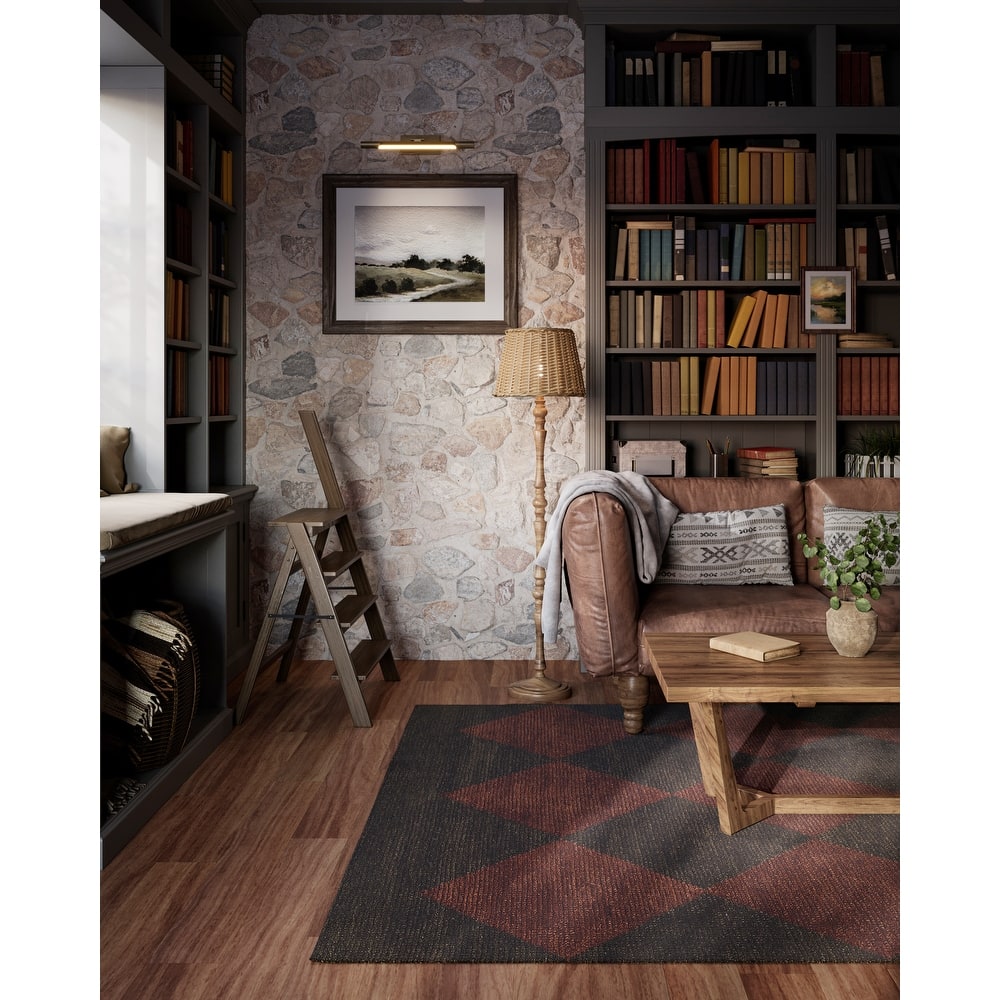 Momeni Willow Diamond Hand Woven Wool Area Rug