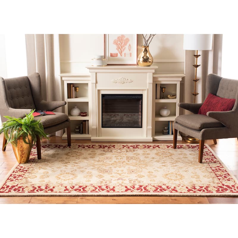 SAFAVIEH Handmade Anatolia Zelmira Traditional Oriental Hand-spun Wool Rug