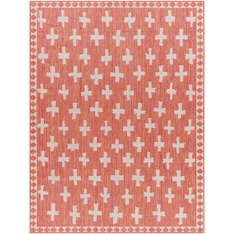 Livabliss Boronia Indoor/ Outdoor Mod Geometric Area Rug