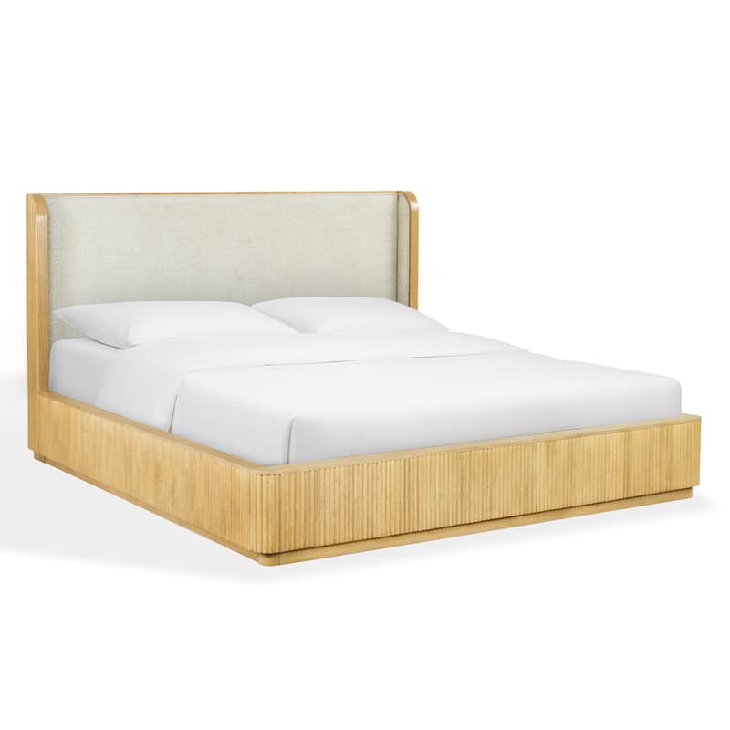 SAFAVIEH Couture Barrymore Reeded Wood Bed