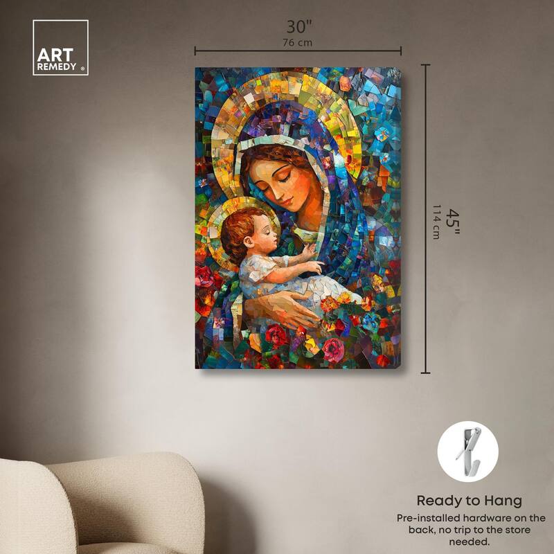 Glass Gospel II Canvas by Art Remedy, Gallery Wrapped