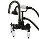 preview thumbnail 4 of 4, Kingston Brass Aqua Vintage Wall Mount Clawfoot Tub Faucet