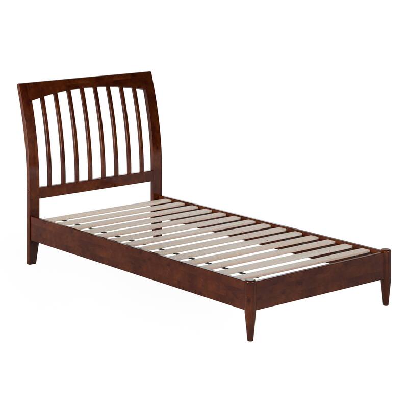 Orleans Solid Wood Low Profile Sleigh Platform Bed