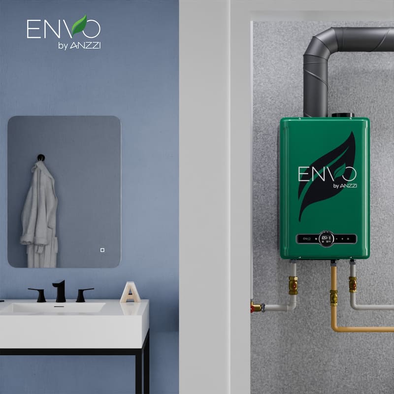 ENVO Natural Gas Tankless Water Heater with Copper Heat Exchanger & Safety Features