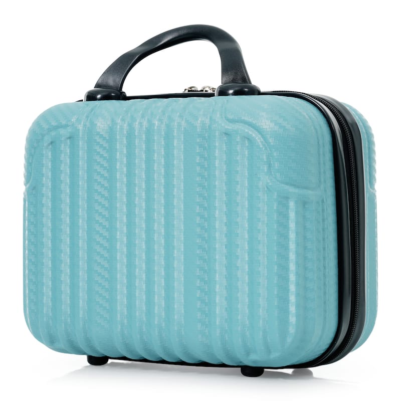 3-Piece Luggage Set, Durable Hardshell ABS Suitcase with Spinner Wheels, TSA Lock, Lightweight Carry-On & Checked Luggage