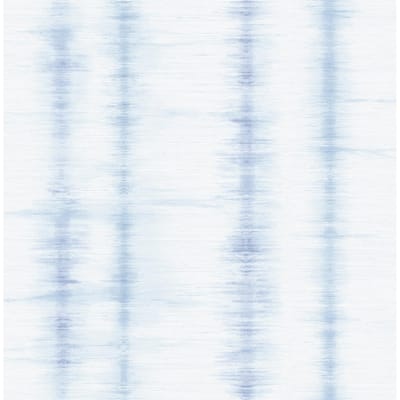 Seabrook Designs Tie-Dye Stripe Unpasted Wallpaper
