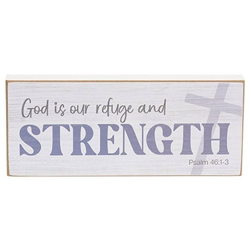 Created With A Purpose Rectangle Blocks Inspirational Decor- 3 Asstd. - 7” x 0.75” x 3”