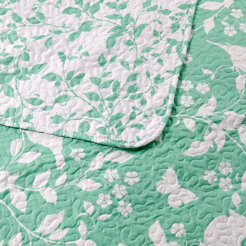 Serenta Birdsong 6-piece Quilted Bedspread Coverlet Set