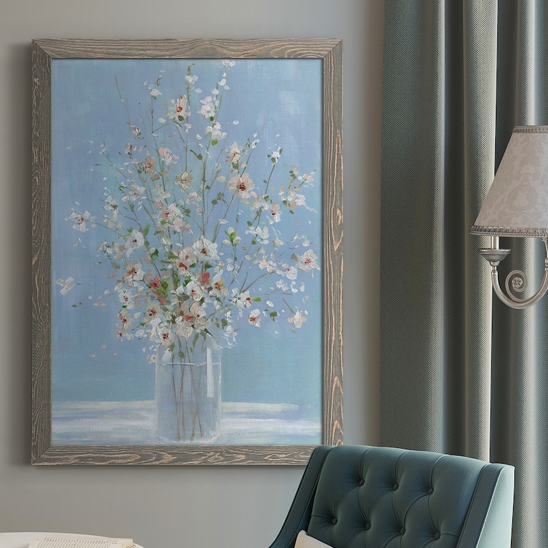 Cherry Blossom Arrangement-Premium Framed Canvas - Ready to Hang