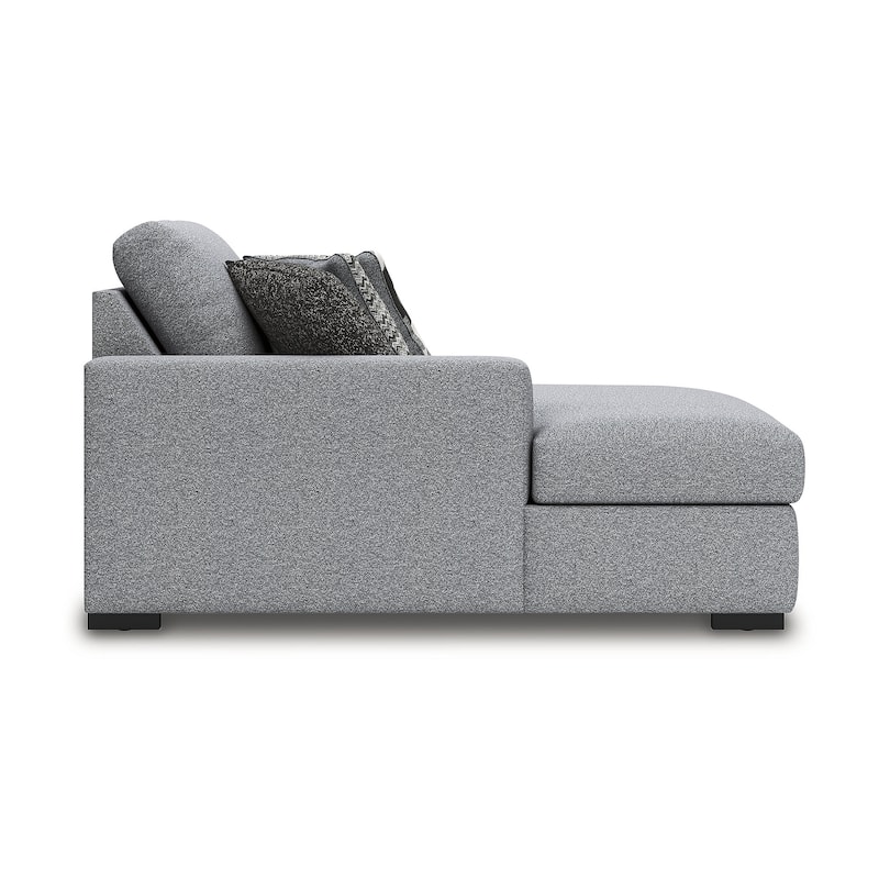 Signature Design by Ashley Bealton Gray 5-Piece Sectional with Chaise