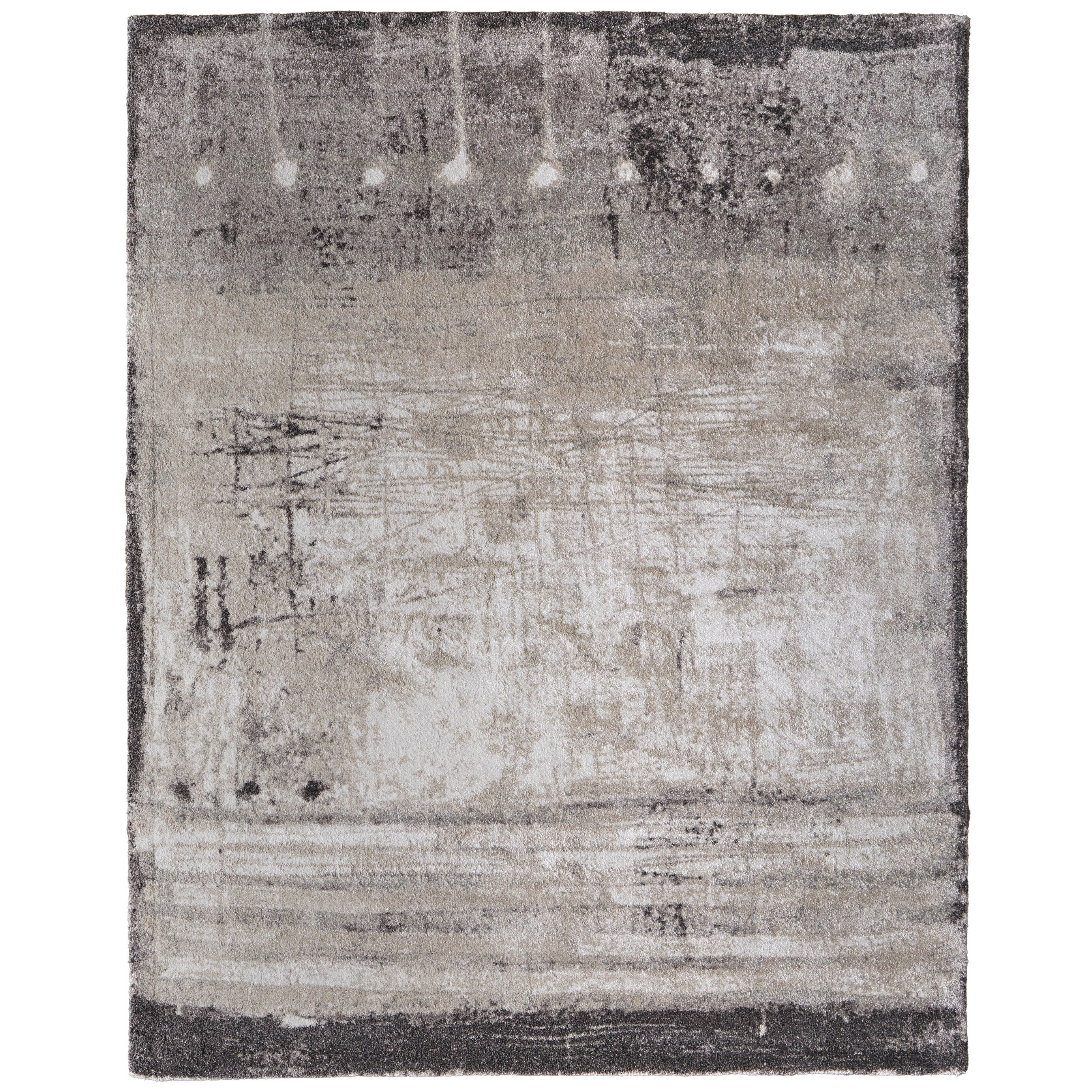 Grand Bazaar Peavy Machine Made Abstract Modern Area Rug