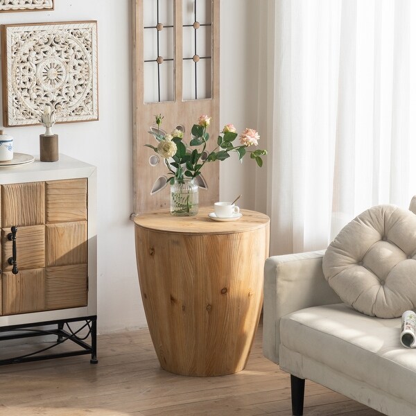 Vintage Style Bucket Shaped Coffee Table - Bed Bath & Beyond