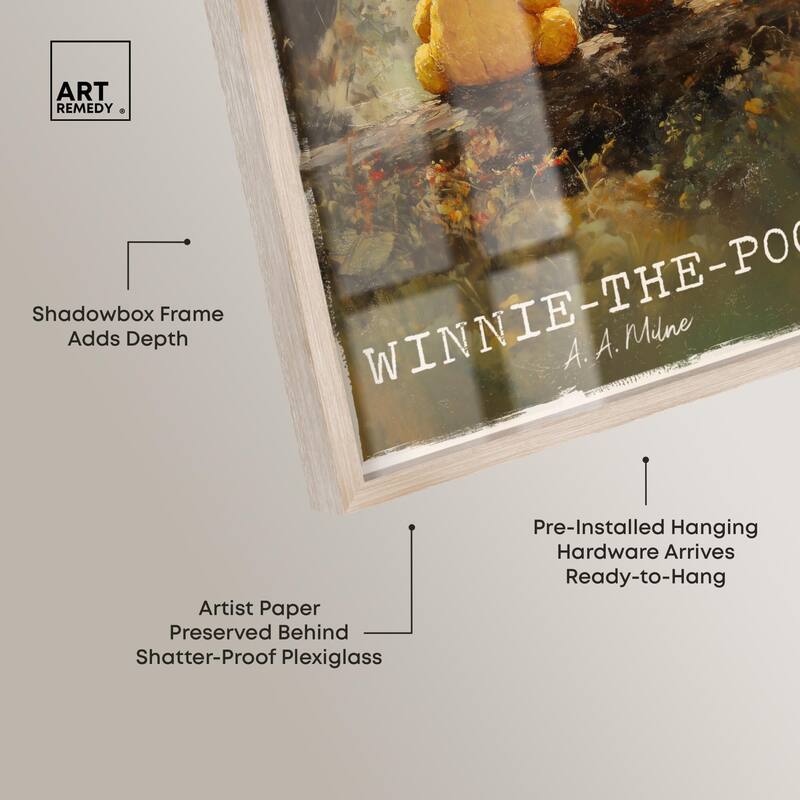 Classic Winnie the Pooh Shadowbox by Art Remedy