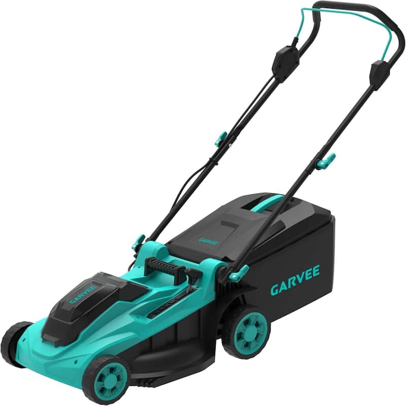 40V 17Inch Cordless Lawn Mower Kit with Brushless Motor 4.0Ah Batteries Charger Bagging and Mulching