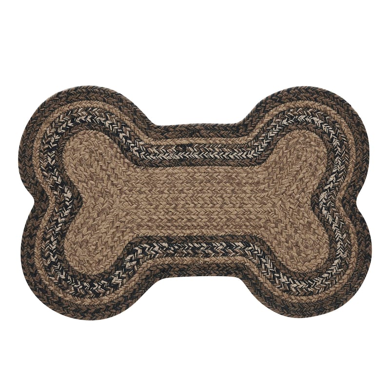 Espresso Indoor/Outdoor Medium Bone Rug 15x23