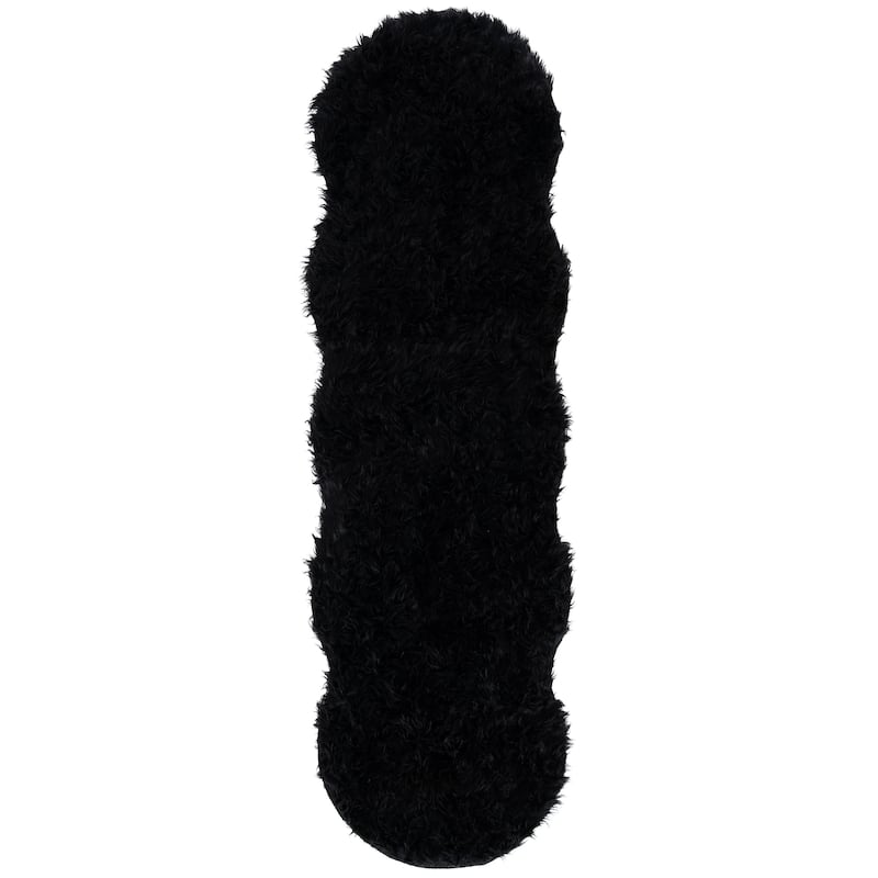 SAFAVIEH, Faux Sheep Idith Shona 2.4-inch Thick Rug
